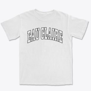 Eau Claire Pennsylvania Trendy Block Premium Heavyweight T-shirt