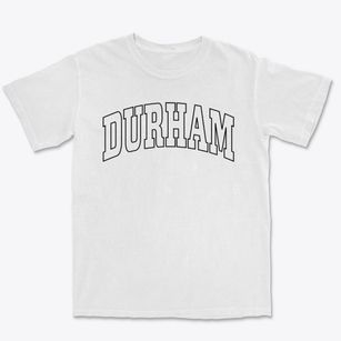 Durham New Hampshire Trendy Block Premium Heavyweight T-shirt