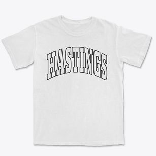 Hastings Iowa Trendy Block Premium Heavyweight T-shirt