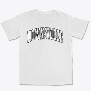 Downsville Louisiana Trendy Block Premium Heavyweight T-shirt
