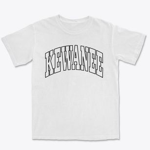 Kewanee Illinois Trendy Block Premium Heavyweight T-shirt