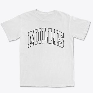 Millis Massachusetts Trendy Block Premium Heavyweight T-shirt