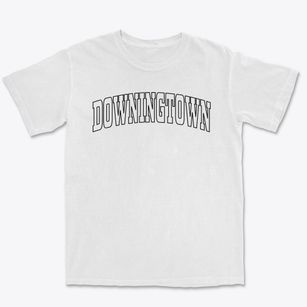 Downingtown Pennsylvania Trendy Block Premium Heavyweight T-shirt