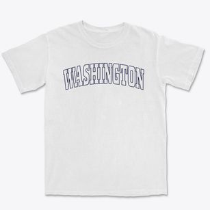 Washington New York Trendy Block Premium Heavyweight T-shirt