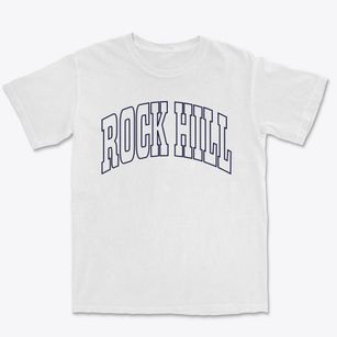 Rock Hill Missouri Trendy Block Premium Heavyweight T-shirt