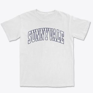 Sunnyvale California Trendy Block Premium Heavyweight T-shirt