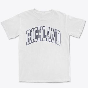 Richland Missouri Trendy Block Premium Heavyweight T-shirt