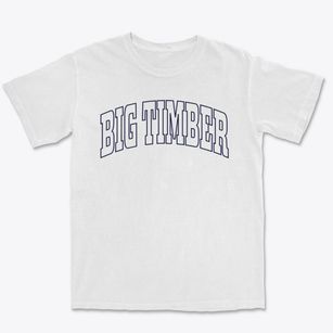 Big Timber Montana Trendy Block Premium Heavyweight T-shirt