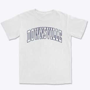 Downsville New York Trendy Block Premium Heavyweight T-shirt