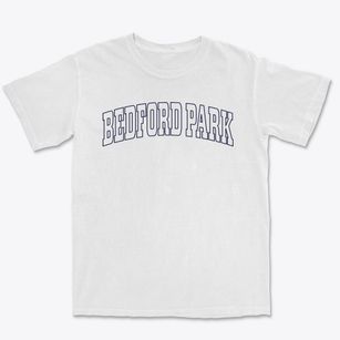 Bedford Park Illinois Trendy Block Premium Heavyweight T-shirt