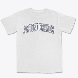 Arroyo Grande California Trendy Block Premium Heavyweight T-shirt