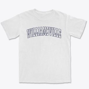 Williamsville Missouri Trendy Block Premium Heavyweight T-shirt