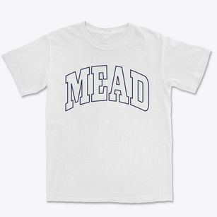 Mead Wisconsin Trendy Block Premium Heavyweight T-shirt