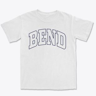 Bend Oregon Trendy Block Premium Heavyweight T-shirt