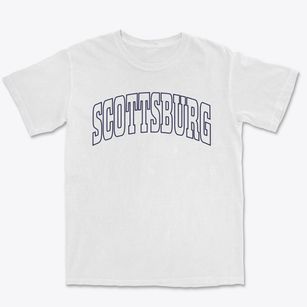 Scottsburg New York Trendy Block Premium Heavyweight T-shirt