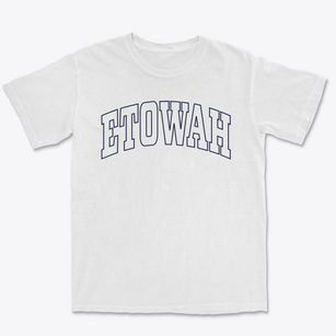 Etowah North Carolina Trendy Block Premium Heavyweight T-shirt