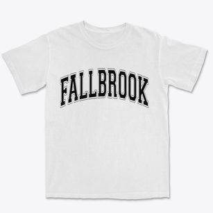 Fallbrook California Varsity Premium Heavyweight T-shirt