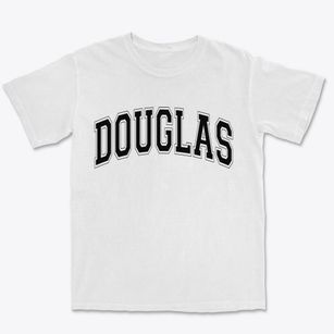 Douglas Michigan Varsity Premium Heavyweight T-shirt