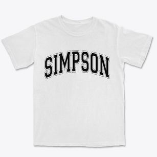 Simpson Louisiana Varsity Premium Heavyweight T-shirt