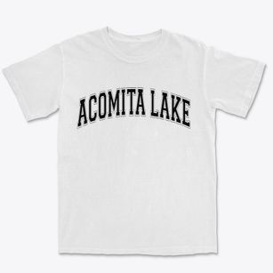 Acomita Lake New Mexico Varsity Premium Heavyweight T-shirt