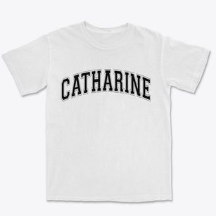 Catharine Kansas Varsity Premium Heavyweight T-shirt