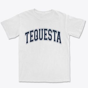 Tequesta Florida Varsity Premium Heavyweight T-shirt