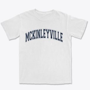 Mckinleyville California Varsity Premium Heavyweight T-shirt