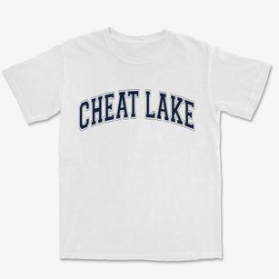 Cheat Lake West Virginia Varsity Premium Heavyweight T-shirt