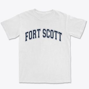 Fort Scott Kansas Varsity Premium Heavyweight T-shirt