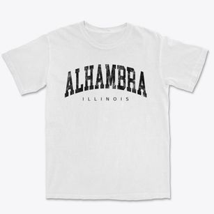 Alhambra Illinois Urban Vibe Premium Heavyweight T-shirt