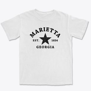 Marietta Georgia Star Premium Heavyweight T-shirt