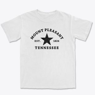 Mount Pleasant Tennessee Star Premium Heavyweight T-shirt