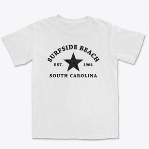 Surfside Beach South Carolina Star Premium Heavyweight T-shirt