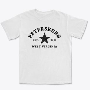 Petersburg West Virginia Star Premium Heavyweight T-shirt