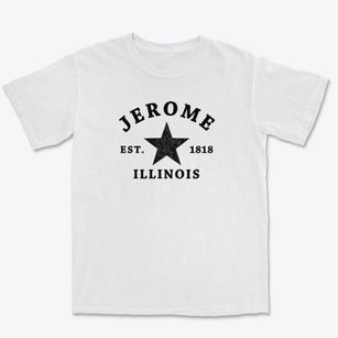 Jerome Illinois Star Premium Heavyweight T-shirt