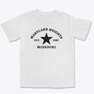 Maryland Heights Missouri Star Premium Heavyweight T-shirt