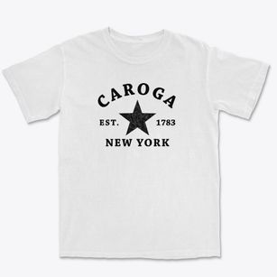 Caroga New York Star Premium Heavyweight T-shirt