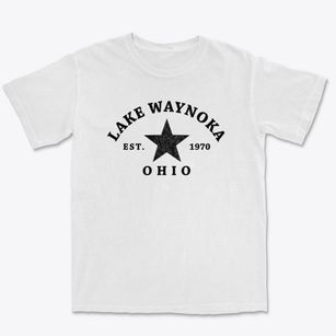 Lake Waynoka Ohio Star Premium Heavyweight T-shirt