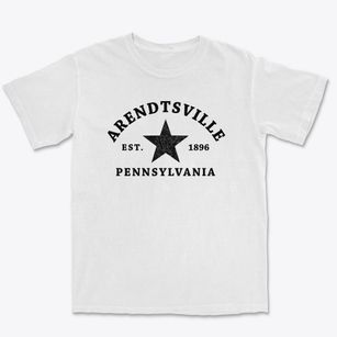 Arendtsville Pennsylvania Star Premium Heavyweight T-shirt