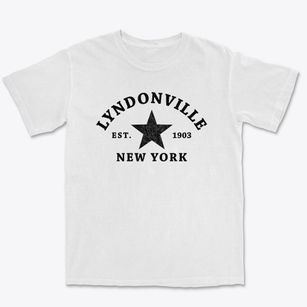 Lyndonville New York Star Premium Heavyweight T-shirt