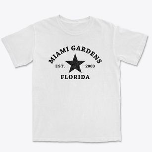 Miami Gardens Florida Star Premium Heavyweight T-shirt