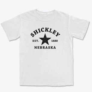 Shickley Nebraska Star Premium Heavyweight T-shirt