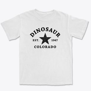 Dinosaur Colorado Star Premium Heavyweight T-shirt