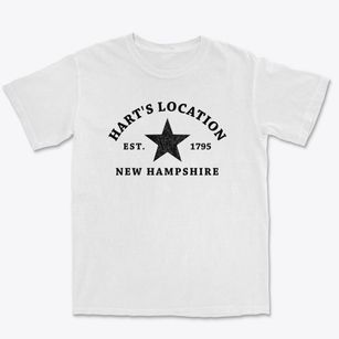 Hart's Location New Hampshire Star Premium Heavyweight T-shirt