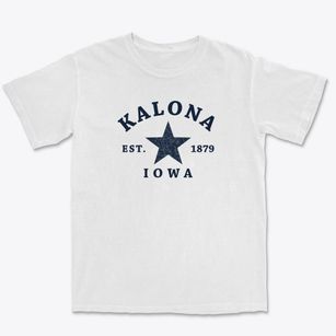 Kalona Iowa Star Premium Heavyweight T-shirt