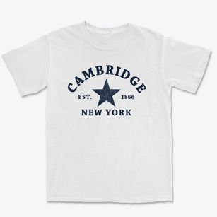 Cambridge New York Star Premium Heavyweight T-shirt