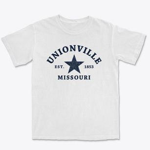 Unionville Missouri Star Premium Heavyweight T-shirt