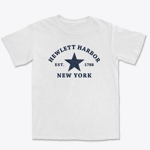 Hewlett Harbor New York Star Premium Heavyweight T-shirt