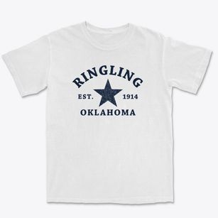 Ringling Oklahoma Star Premium Heavyweight T-shirt
