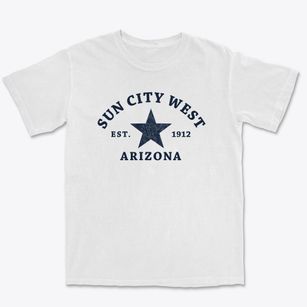 Sun City West Arizona Star Premium Heavyweight T-shirt